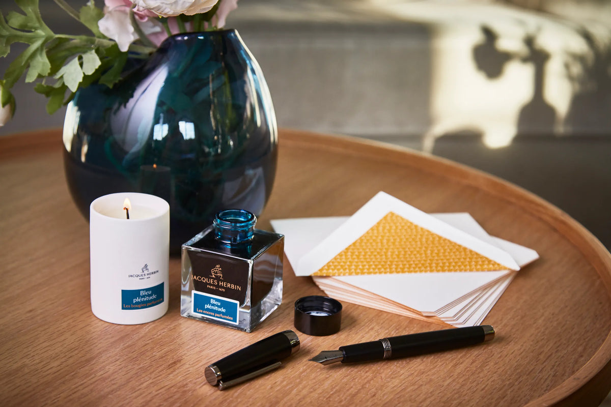 Jacques Herbin Scented Ink 50ml | Navy Blue / Bleu Plénitude