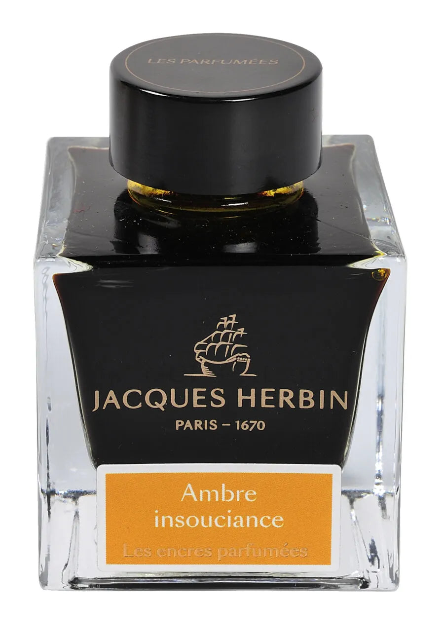 Jacques Herbin Scented Ink 50ml | Carefree Amber / Ambre Insouciance
