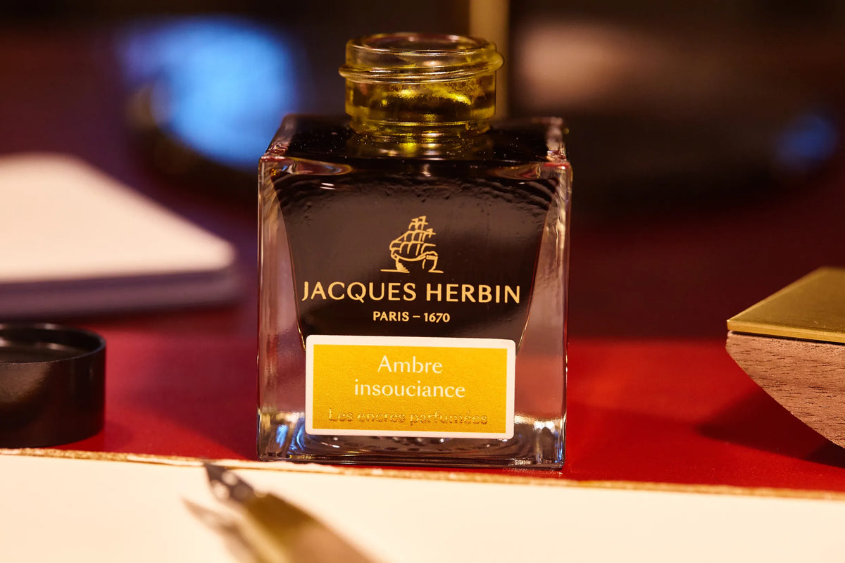 Jacques Herbin Scented Ink 50ml | Carefree Amber / Ambre Insouciance