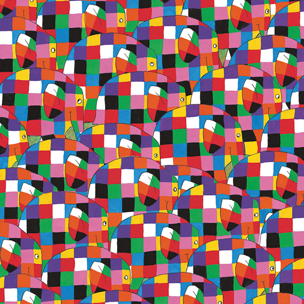 David McKee Elmer Giftwrap Gift Wrap Sheet