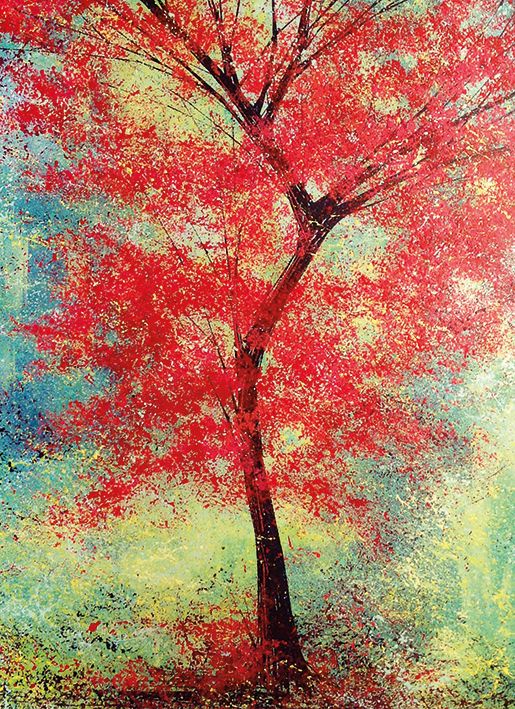 Marc Todd The Red Tree Art Card
