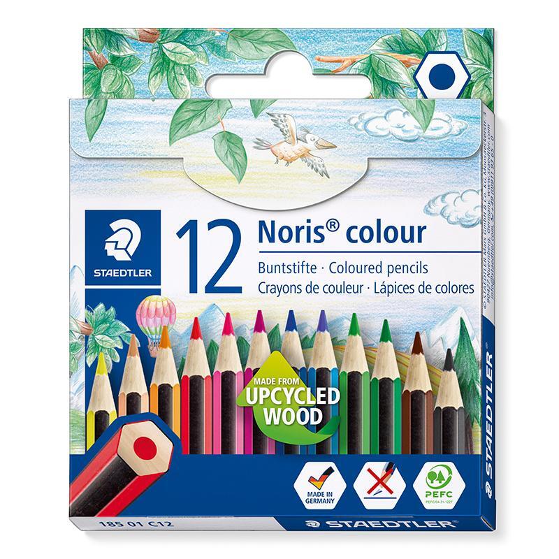 Staedtler Noris colour half-length pencils, box of 12