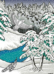 Cressida Bell Snowy Owl Christmas Card Pack