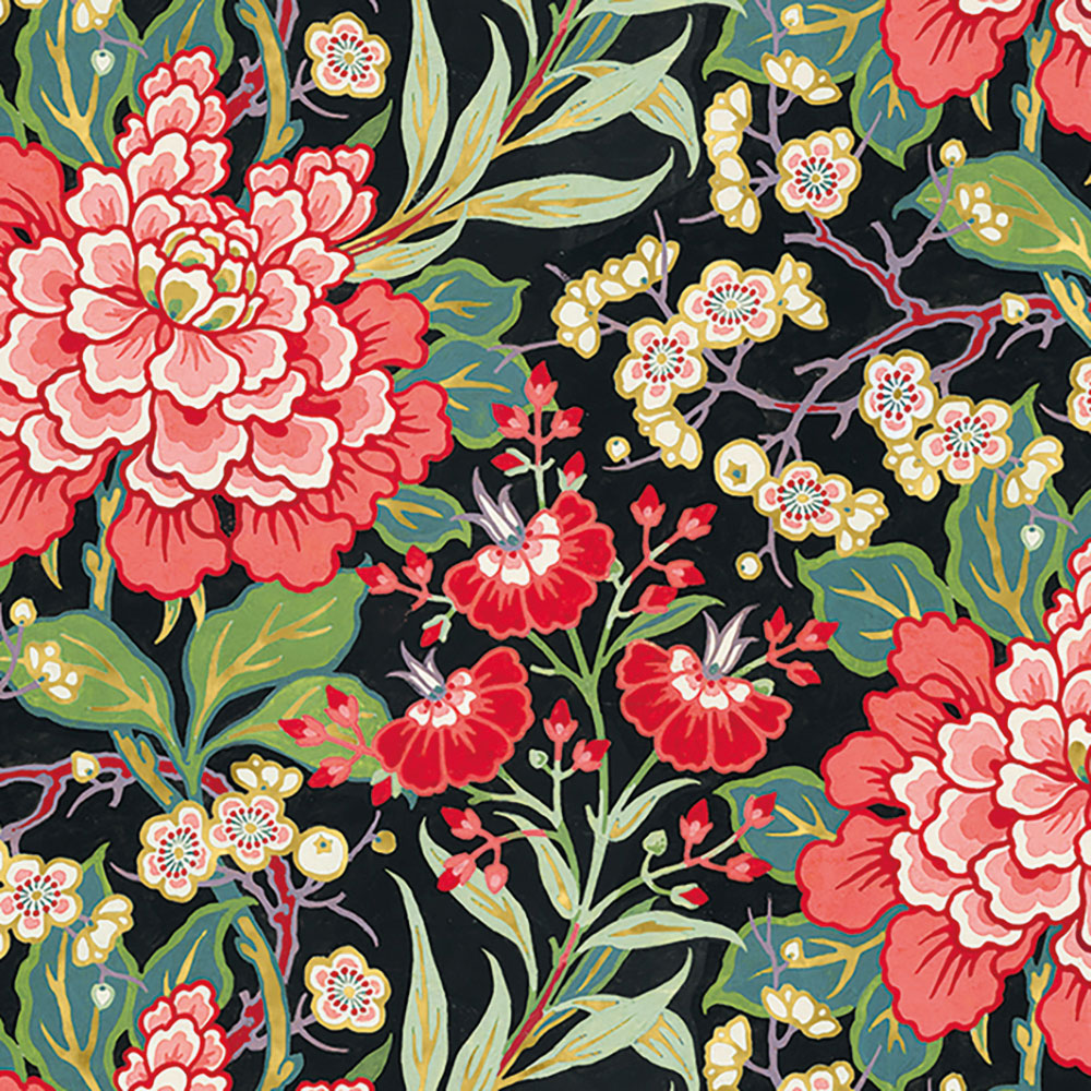 L.P. Butterfield Butterworth Floral Gift Wrap Sheet
