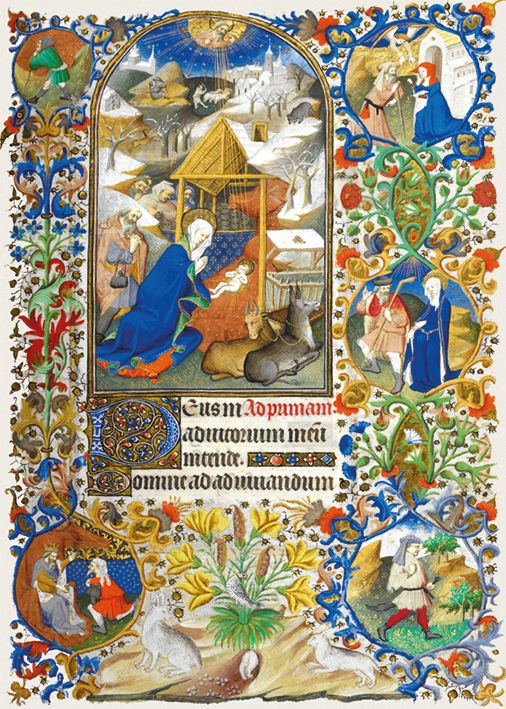 British Library Manuscript Nativity Christmas Card Pack