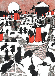Charles Robinson A Black Cat Holiday Christmas Card Pack