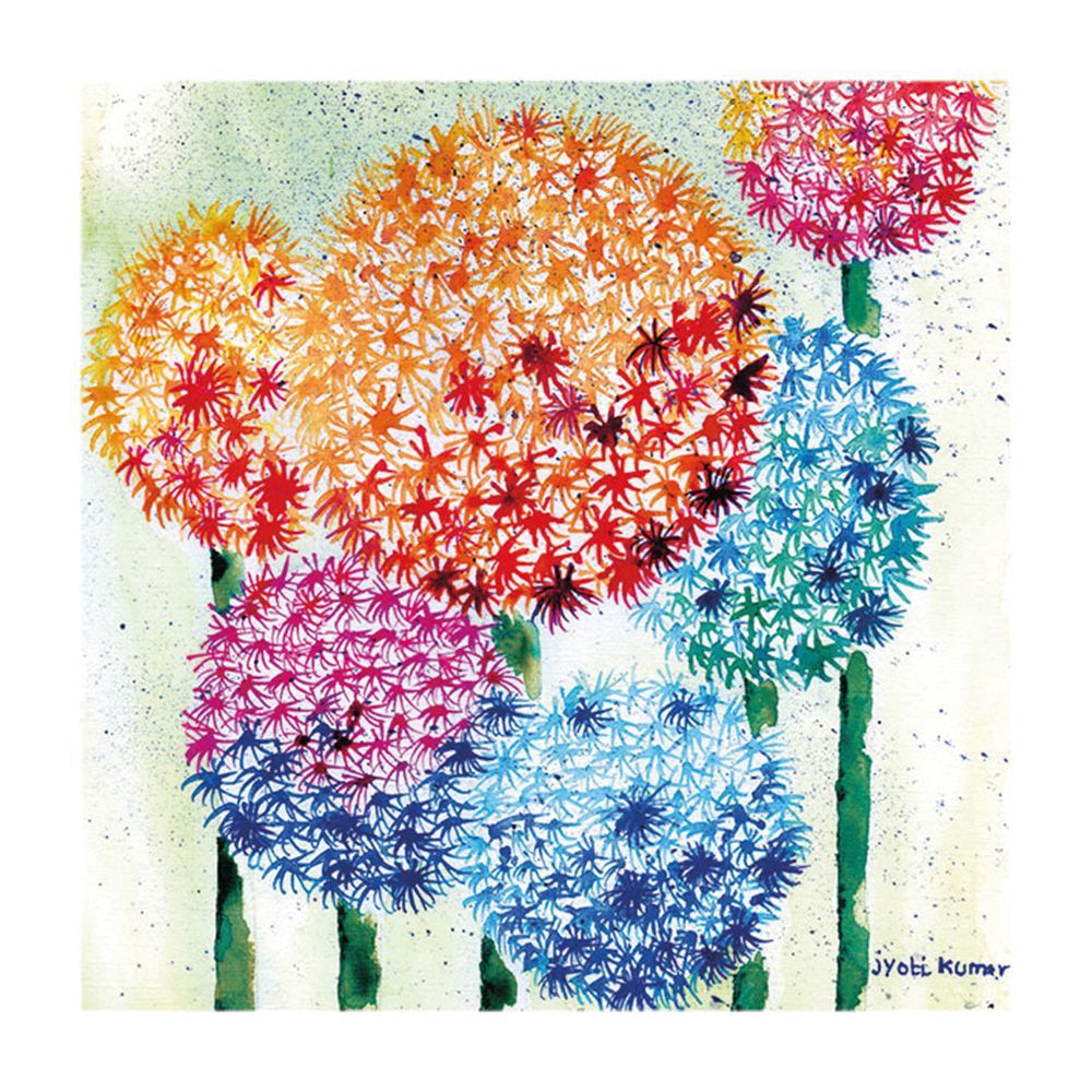 Jyoti Kumar Allium Invasion Art Card