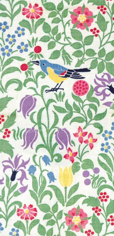 C.F.A. Voysey Pastoral Furnishing Fabric Art Card