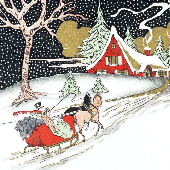 George Buday Sleigh Ride Christmas Card Pack