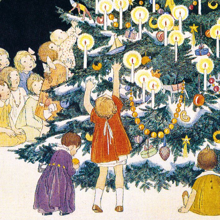 Henriëtte Willebeek Le Mair The Holly's Up, the House Is Bright Christmas Card Pack