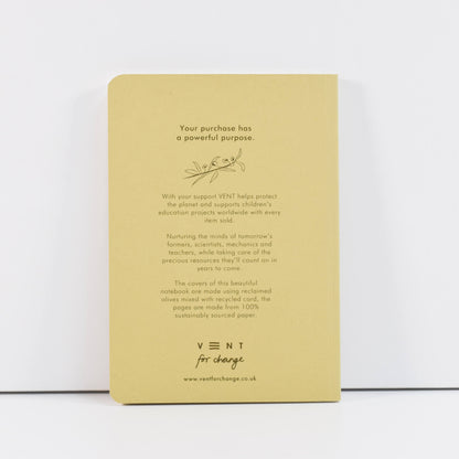 VENT ENVIRO A5 Lined Notebook – Olive Notes