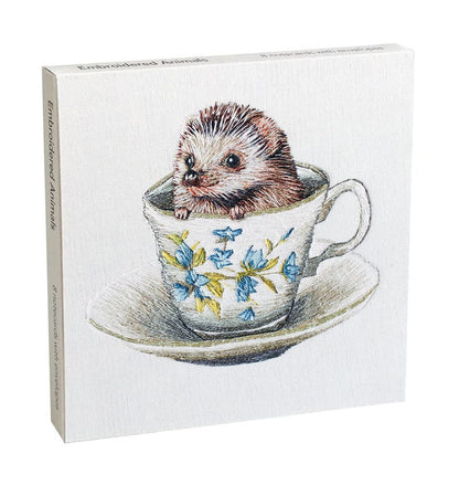 Emillie Ferris Embroidered Animals Notecard Wallet