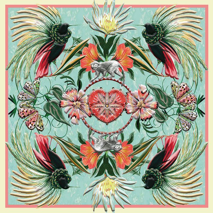 Matthew Williamson Birds of the Amazon Art Card