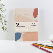 VENT NOTES A5 Recycled Notebook – Coral, Plain