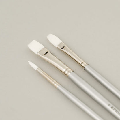 Pro Arte W6 Sterling Acrylix Oil & Acrylic Brush Set in Wallet