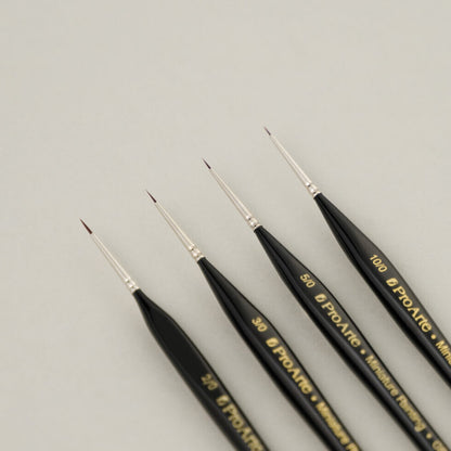 Pro Arte W12 Miniature Painting Brush Set in Wallet