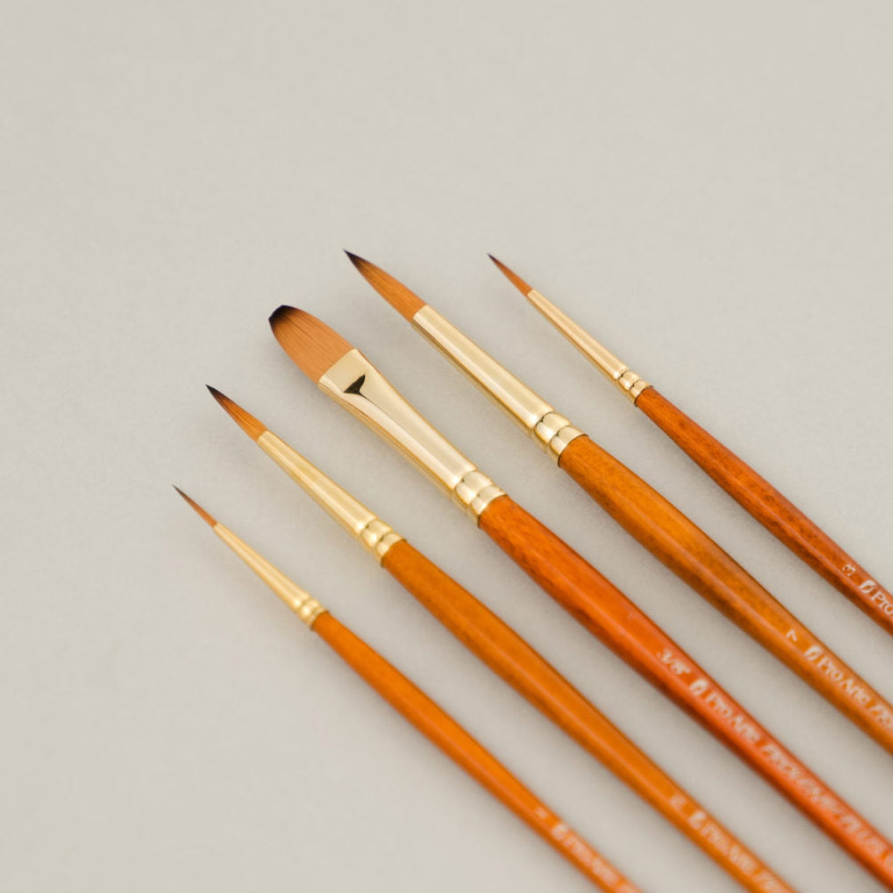 Pro Arte W2 Prolene Plus Watercolour Brush Set in Wallet