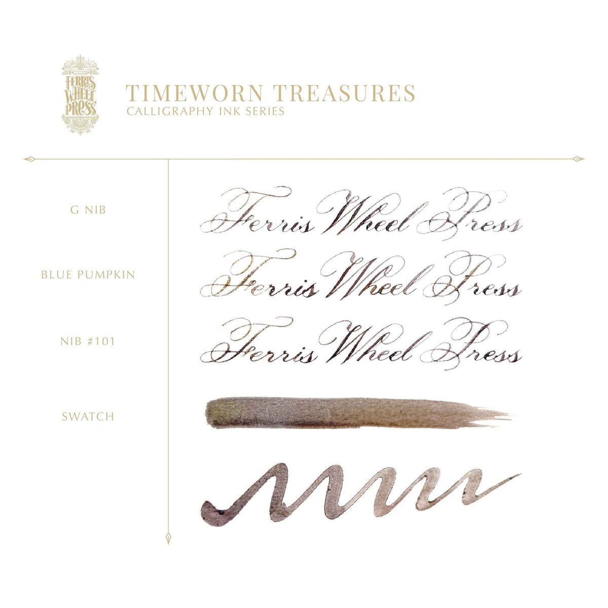 Ferris Wheel Press Calligraphy Ink – Timeworn Treasures, 28ml