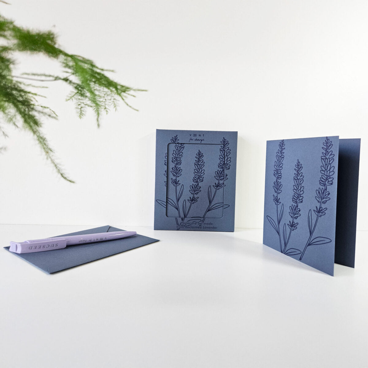 VENT ENVIRO Notecard Set – Lavender