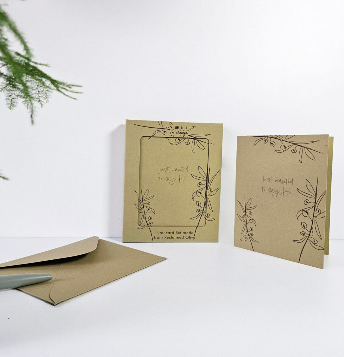 VENT ENVIRO Notecard Set – Olive