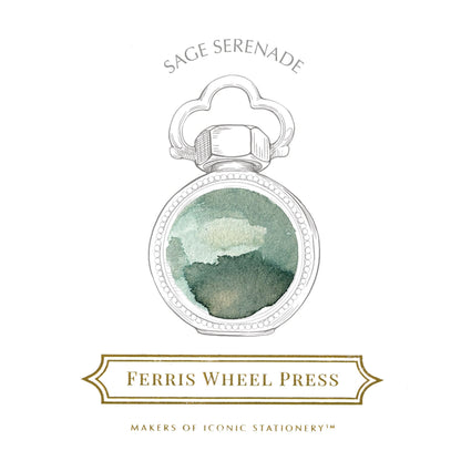 Ferris Wheel Press Fountain Pen Ink – Sage Serenade, 10ml