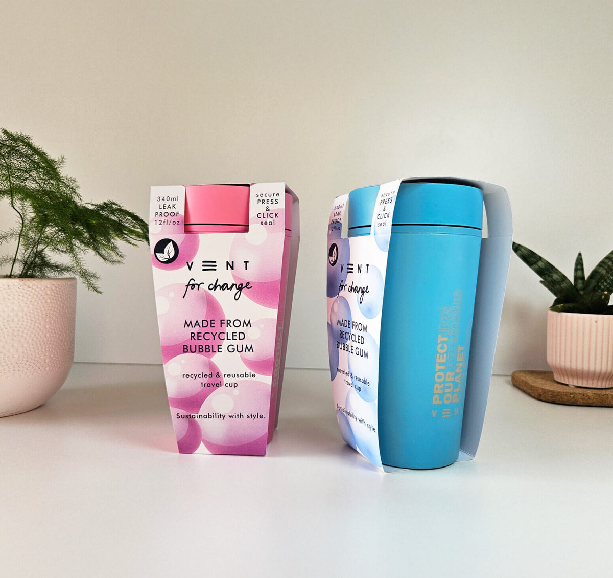 VENT Reusable Travel Cup – Made from Recycled Bubblegum