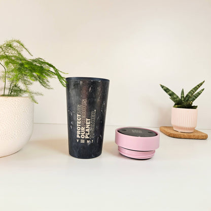 VENT RECLAIM Reusable Travel Cup – Made from Recycled Fabric