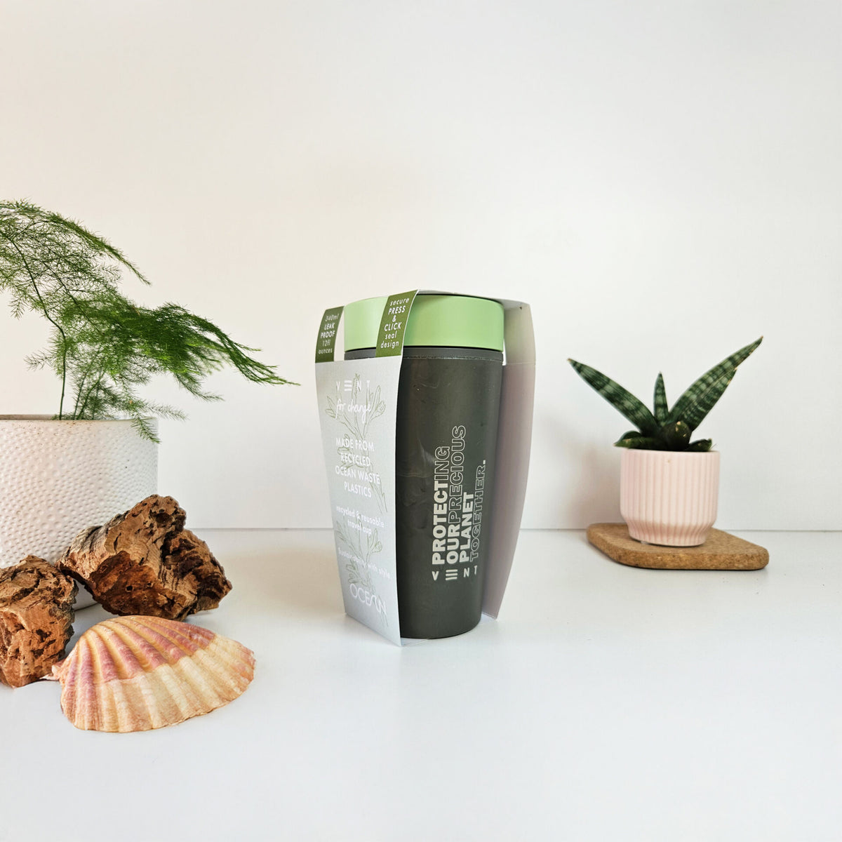 VENT OCEAN Reusable Travel Cup – Made from Ocean-Bound Plastic