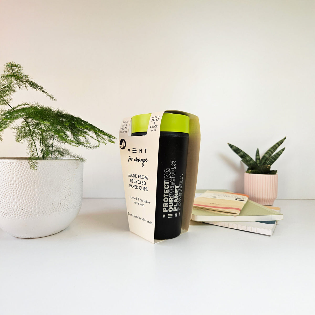 VENT Reusable Travel Cup – Made from Recycled Paper Cups