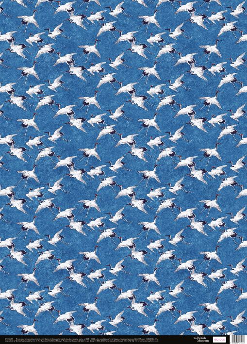 Cranes in Flight Gift Wrap Sheet
