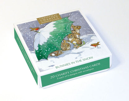 Molly Brett Bunnies in the Snow Christmas Card Pack