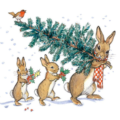 Molly Brett Bunnies in the Snow Christmas Card Pack