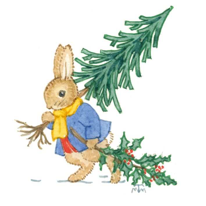 Molly Brett Bunnies in the Snow Christmas Card Pack