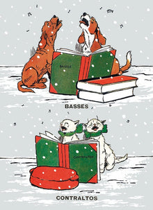 Cecil Aldin Basses and Contraltos Christmas Card Pack