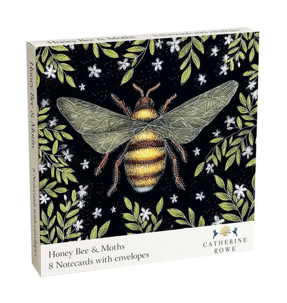 Catherine Rowe Honey Bee Pattern & Moth Pattern Notecard Wallet