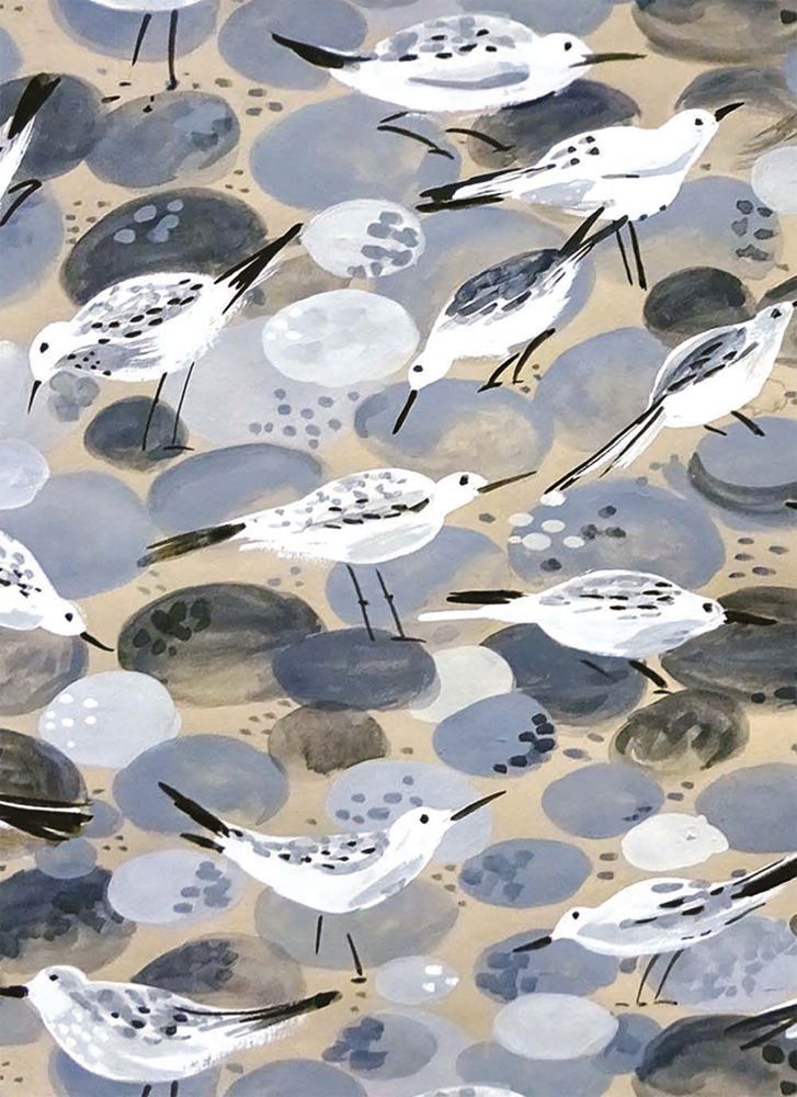 Sarah Campbell Sandpipers Art Card