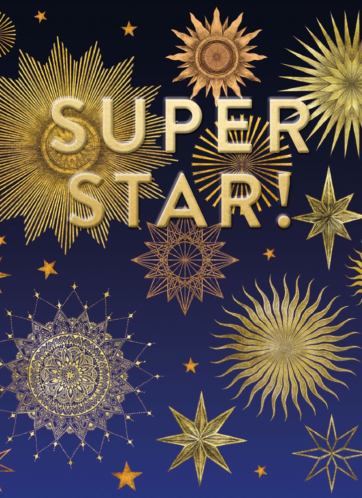 Matthew Williamson Stardust Congratulations Card