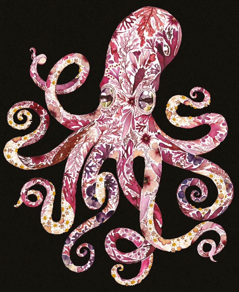 Helen Ahpornsiri Octopus Art Card