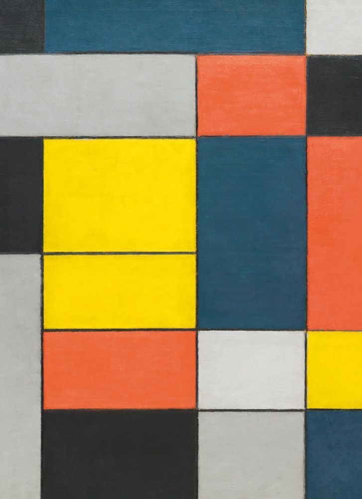 Piet Mondrian No. Vi/ Composition No. 11 Art Card