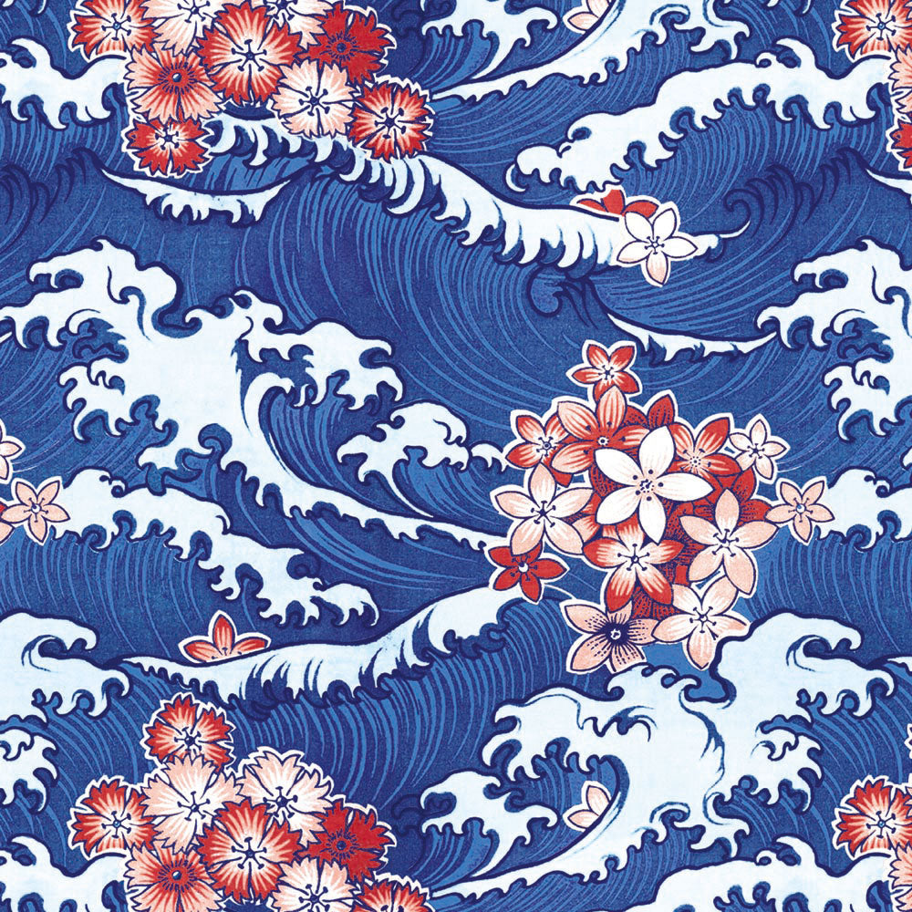 Waves Gift Wrap Sheet