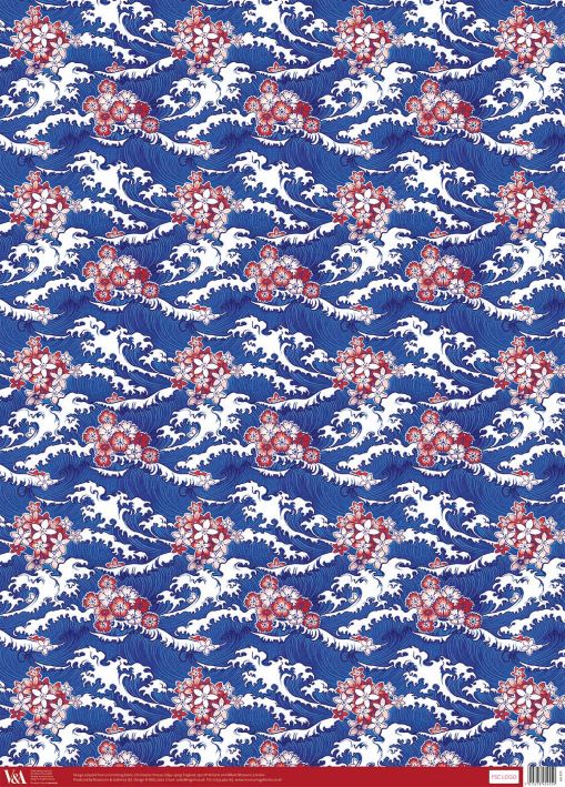 Waves Gift Wrap Sheet