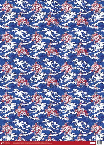 Waves Gift Wrap Sheet