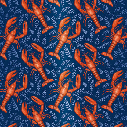 Catherine Rowe Lobster Pattern Gift Wrap Sheet