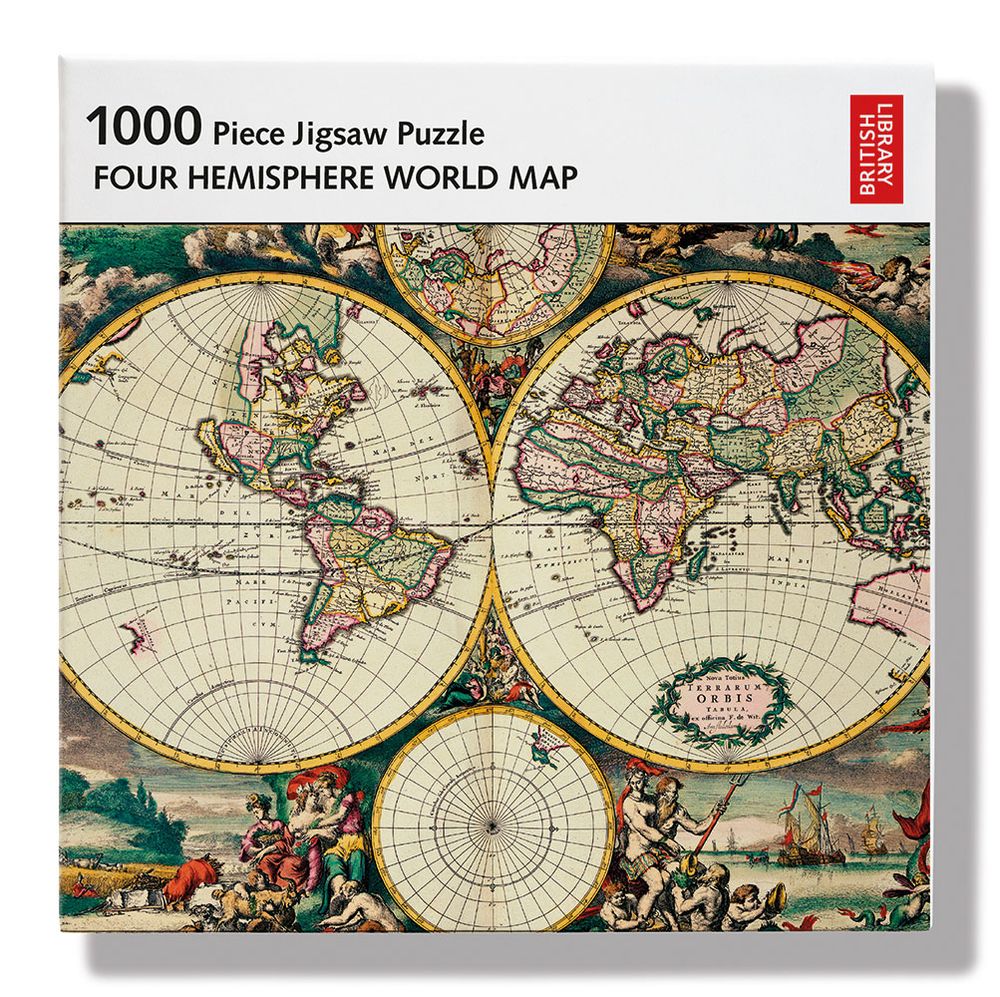 Frederick de Wit A Map of the World Jigsaw Puzzle