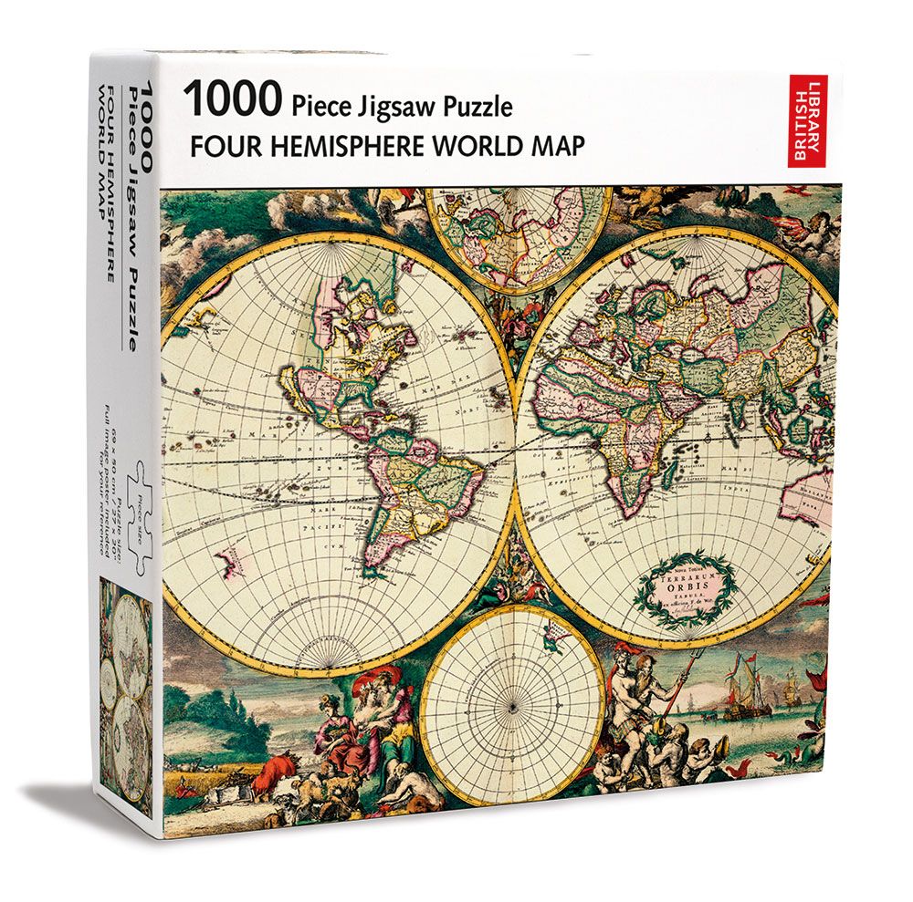 Frederick de Wit A Map of the World Jigsaw Puzzle