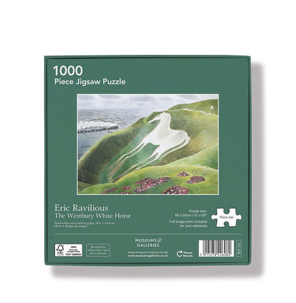 Eric Ravilious Westbury White Horse Jigsaw Puzzle