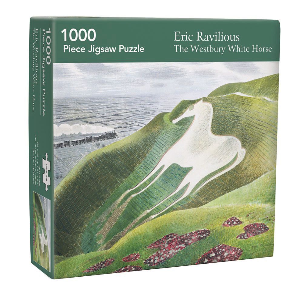 Eric Ravilious Westbury White Horse Jigsaw Puzzle
