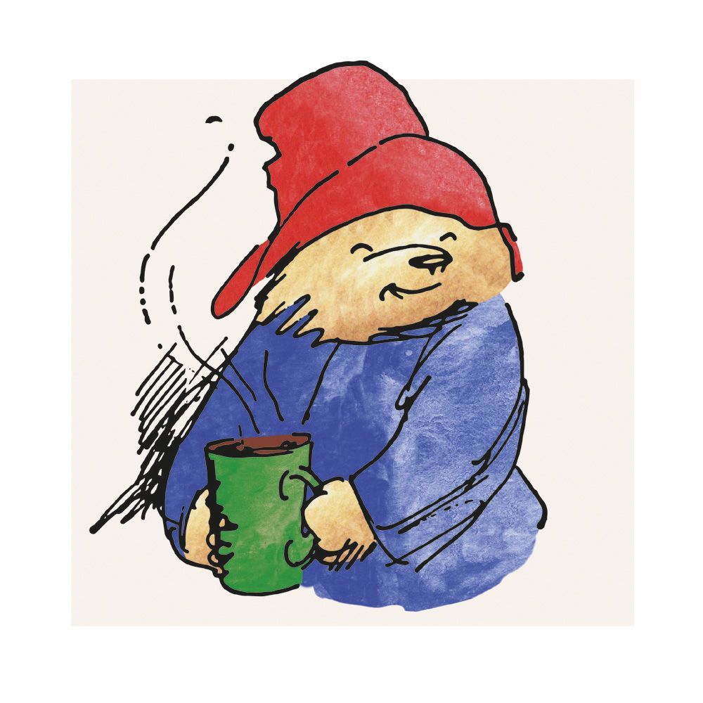 Peggy Fortnum Paddington Takes a Tea Break Art Card