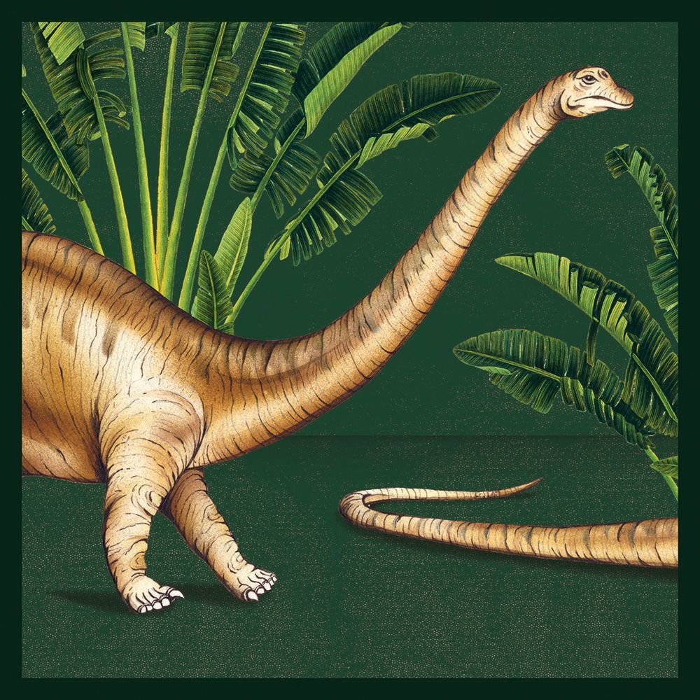 Natural History Museum Diplodocus Art Card