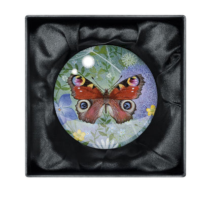Lucy Grossmith Peacock Butterfly Paperweight